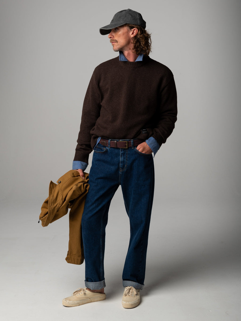 Men's Escall Crew Neck Knit Jumper - Image 3