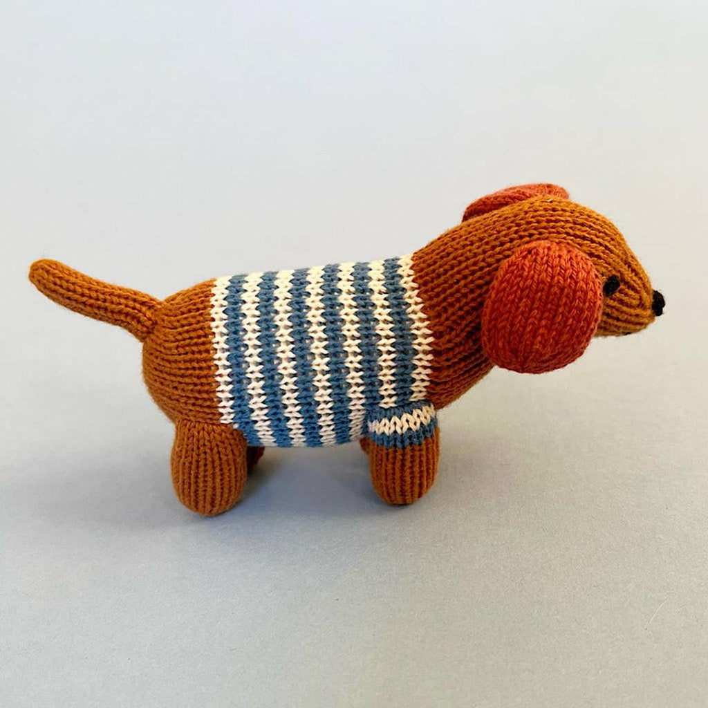 Estella Dog Rattle for Babies (Handmade) - Image 6