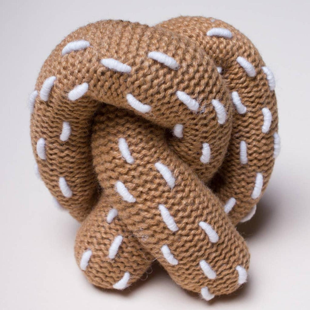 Estella Organic Baby Toy - Pretzel Rattle (Handmade) - Image 5