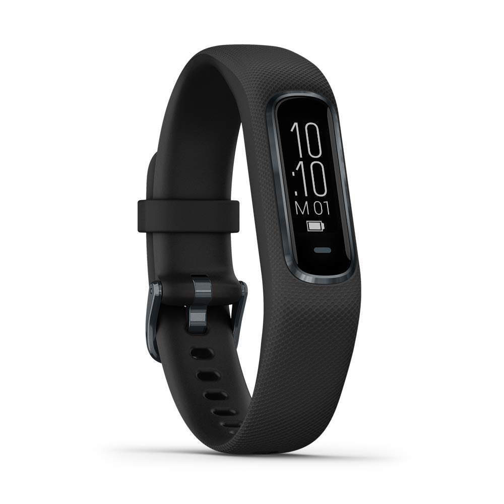 Garmin vívosmart 4, Activity and Fitness Tracker Midnight w/Black Band, Large - 010-01995-13 - Image 2