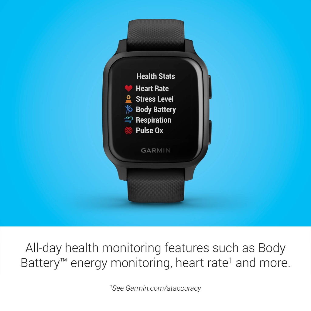 Garmin - Venu Sq Music Edition GPS Smartwatch 33mm - Black - 010-02426-00 - Image 4