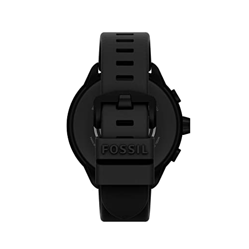 Fossil Unisex Gen 6 44mm Wellness Edition Touchscreen Silicone Smart Watch - Black - FTW4069V - Image 3