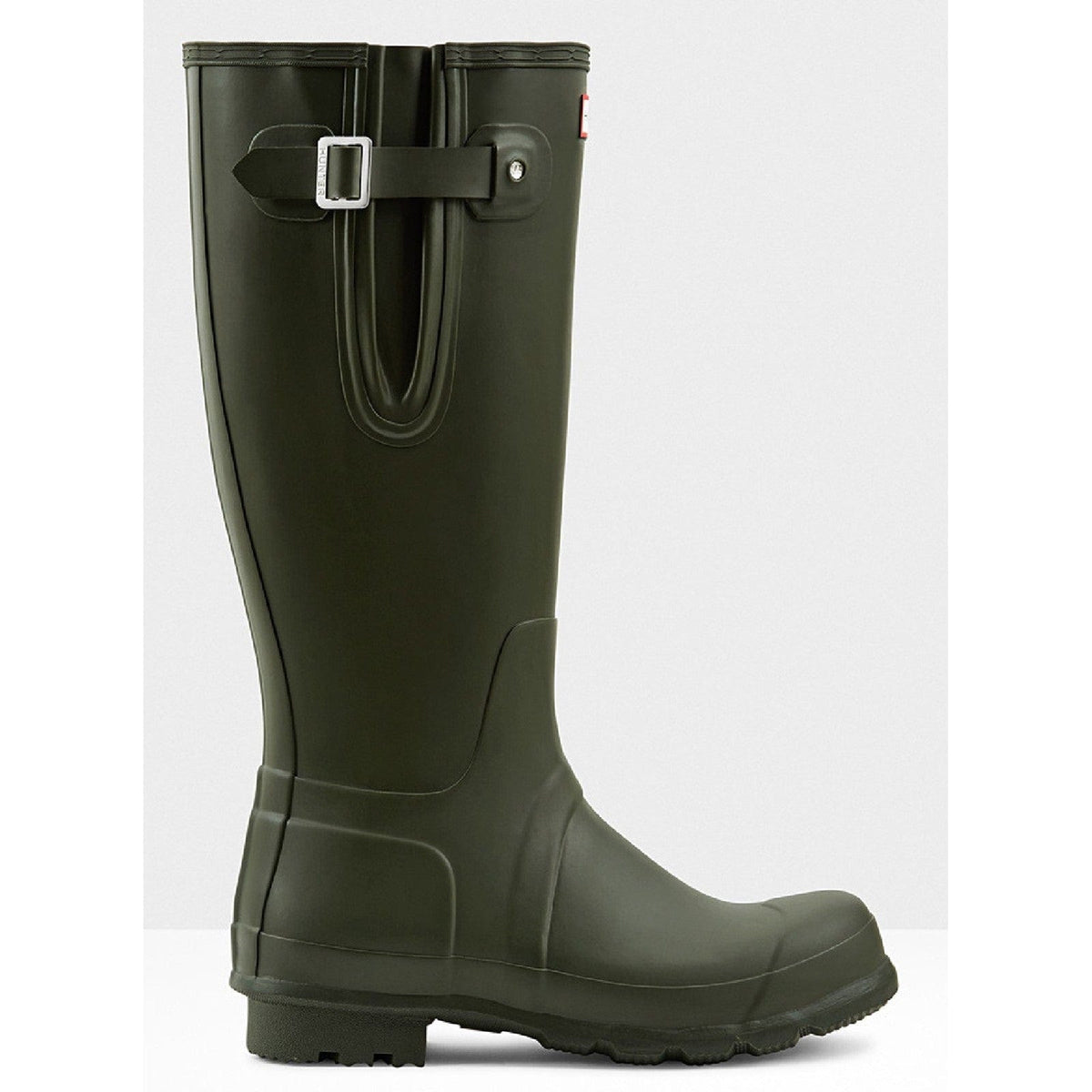 Hunter Original Side Adjustable Wellington Boots - Dark Olive - Image 7
