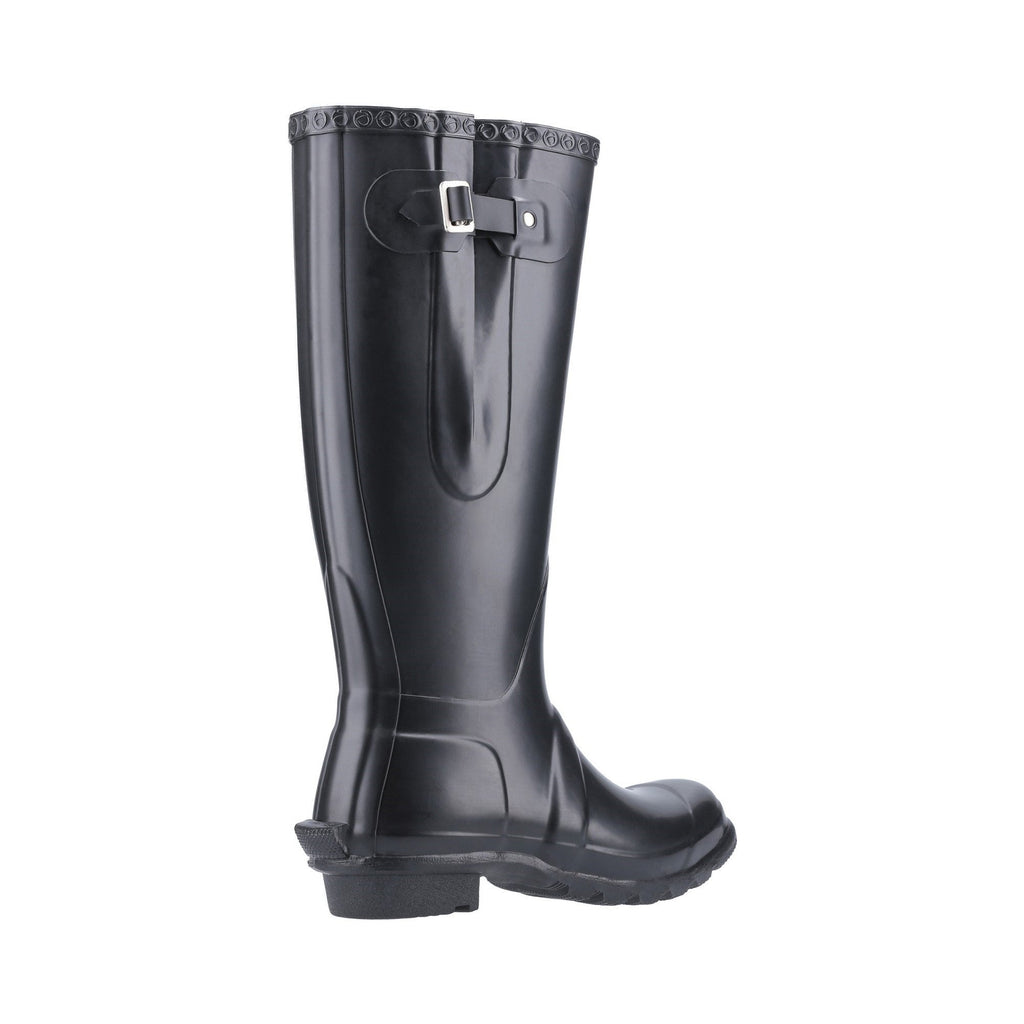 Cotswold Windsor Tall Unisex Wellington Boot - Black - Image 2