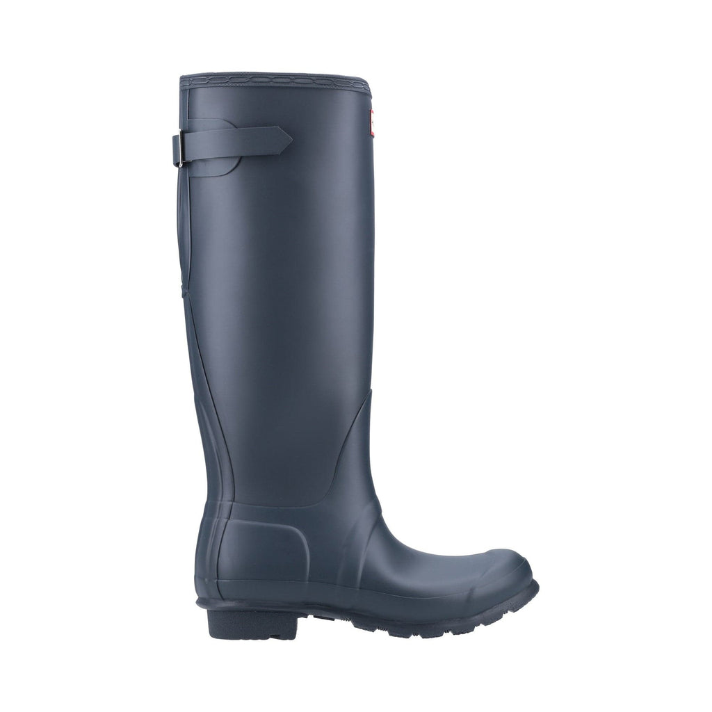 Hunter Original Tall Back Adjustable Womens Wellington Boots - Navy - Image 4