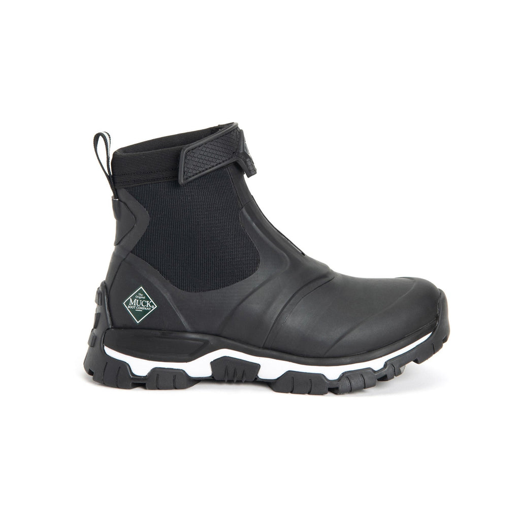 Muck Boots Apex Mid Zip Womens Wellington - Black/White - Image 5