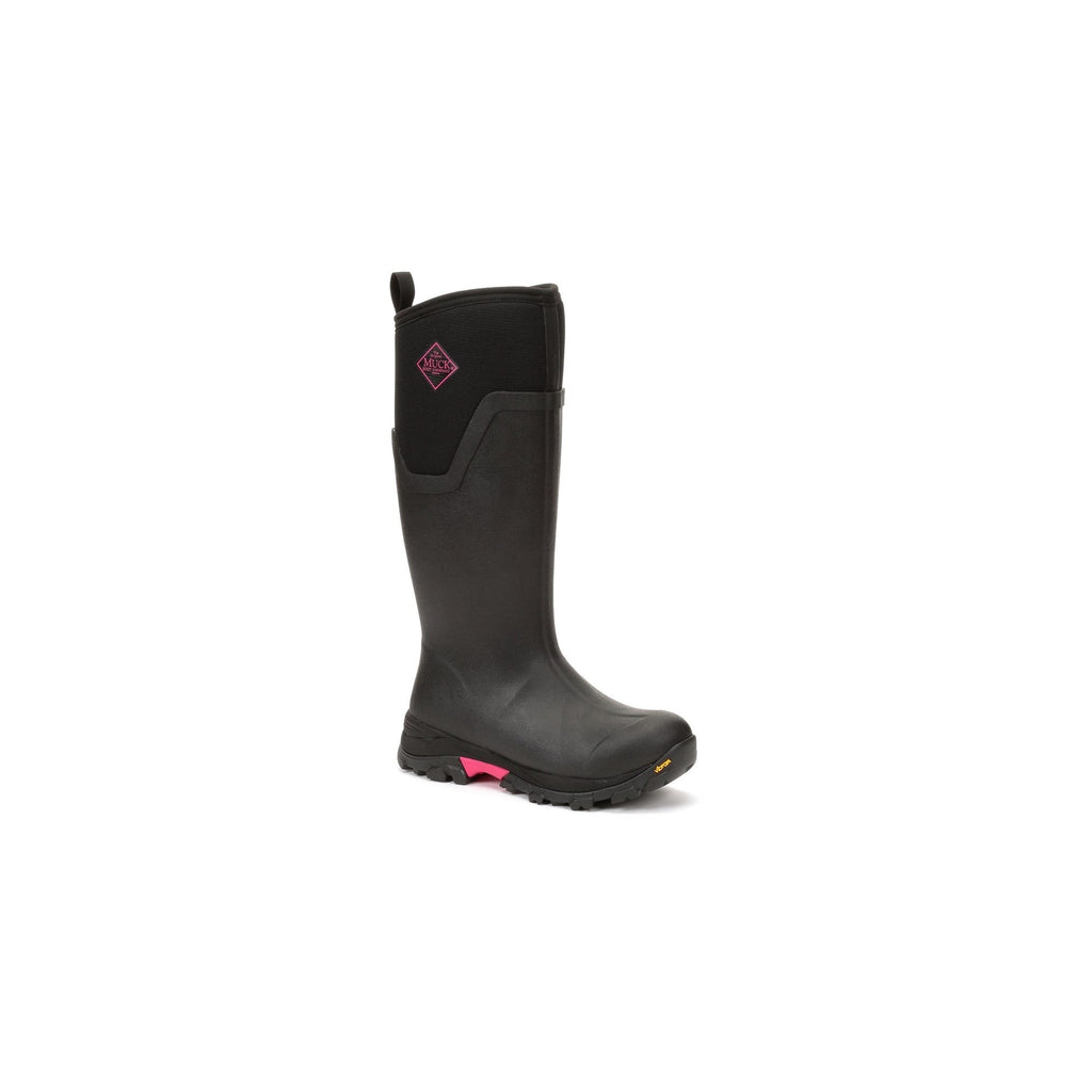 Muck Boots Arctic Ice Tall Womens Wellingtons - Black/Hot Pink