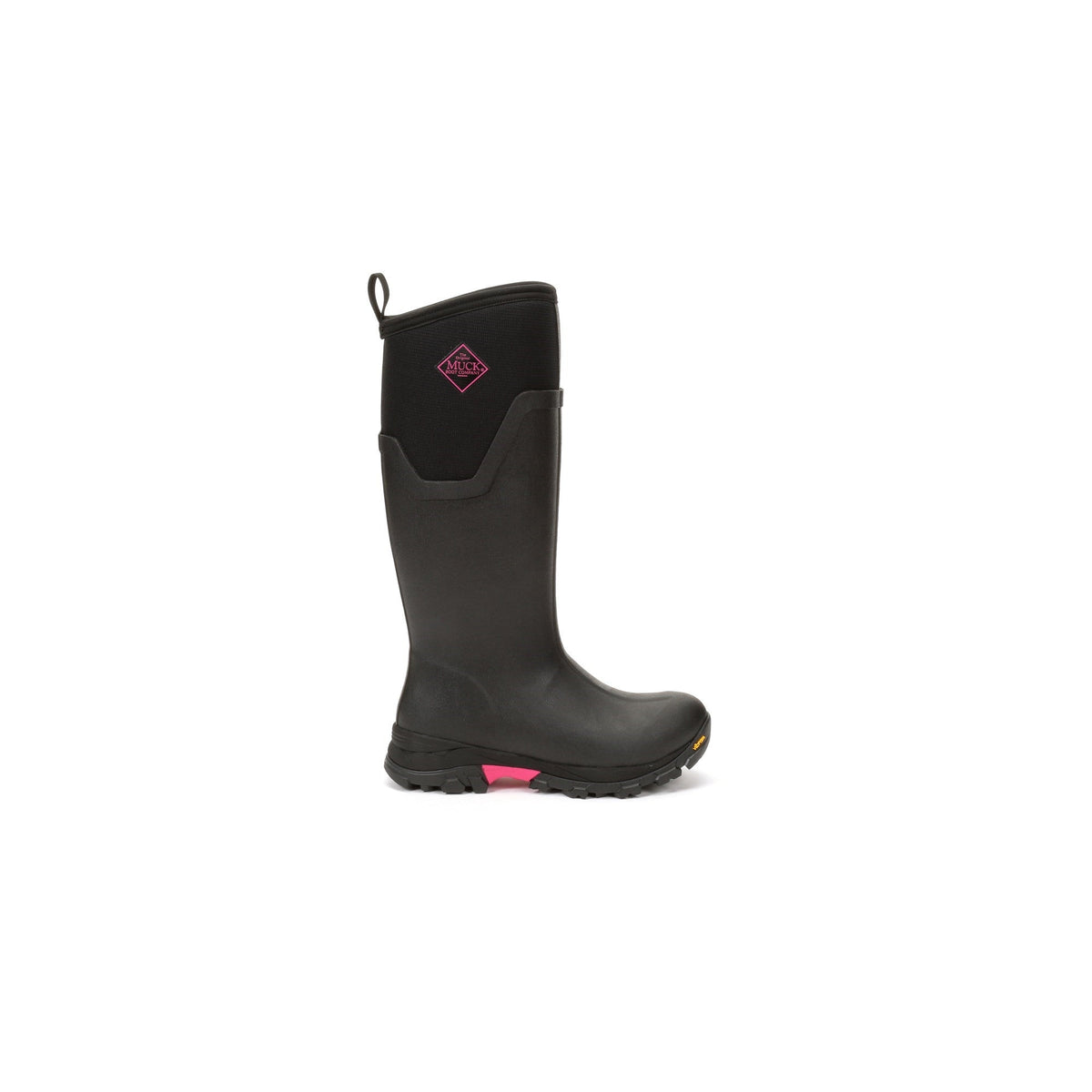 Muck Boots Arctic Ice Tall Womens Wellingtons - Black/Hot Pink - Image 5