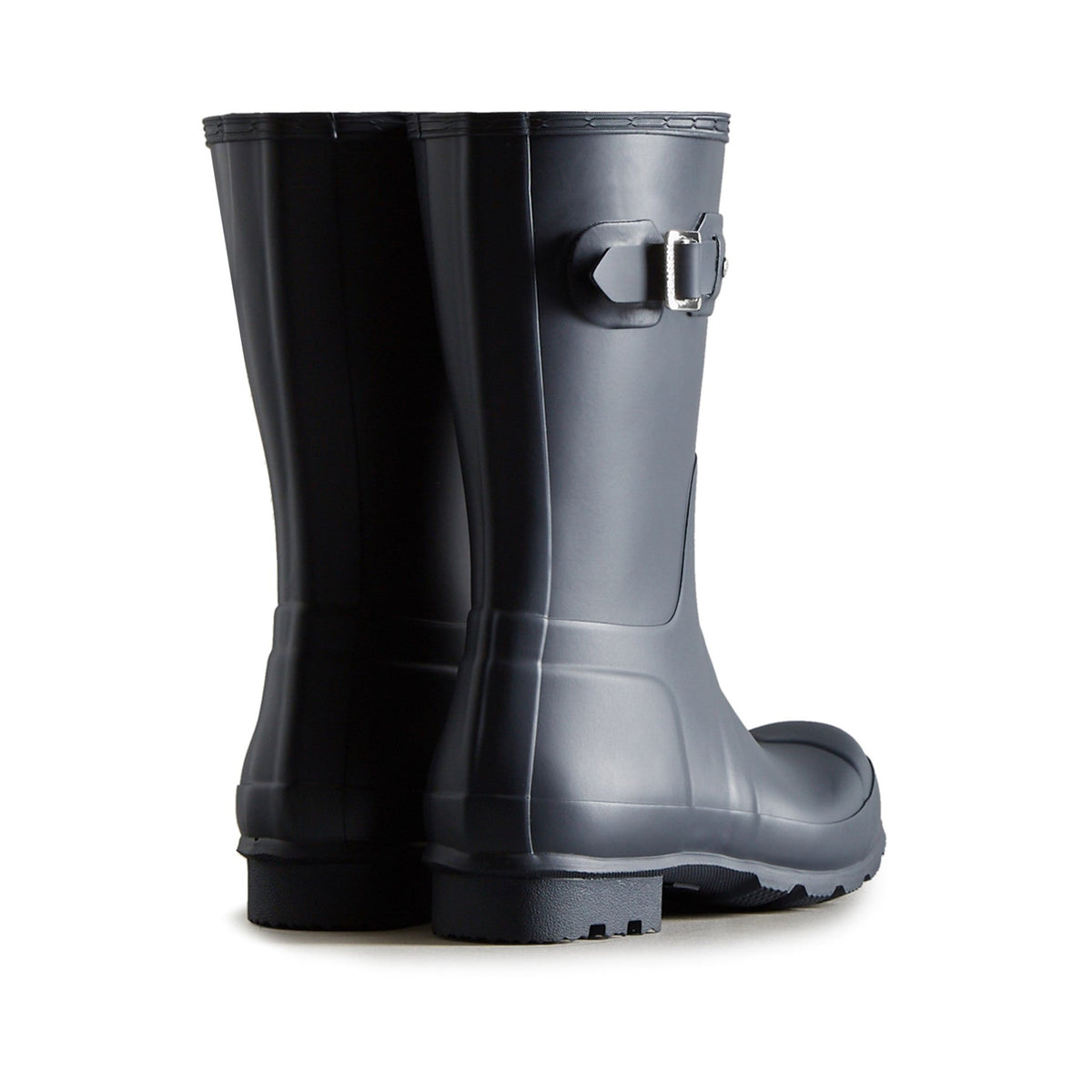 Hunter Original Short Mens Wellington Boots - Navy - Image 2