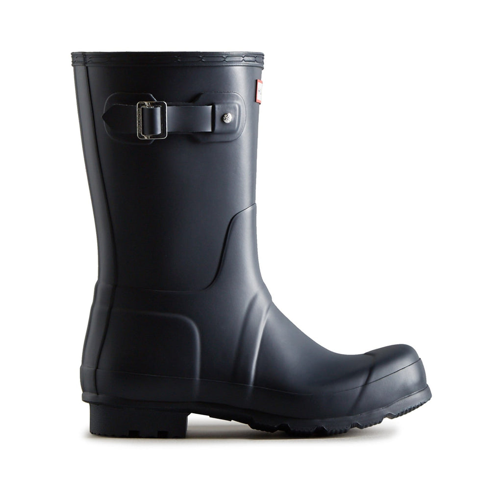 Hunter Original Short Mens Wellington Boots - Navy - Image 4