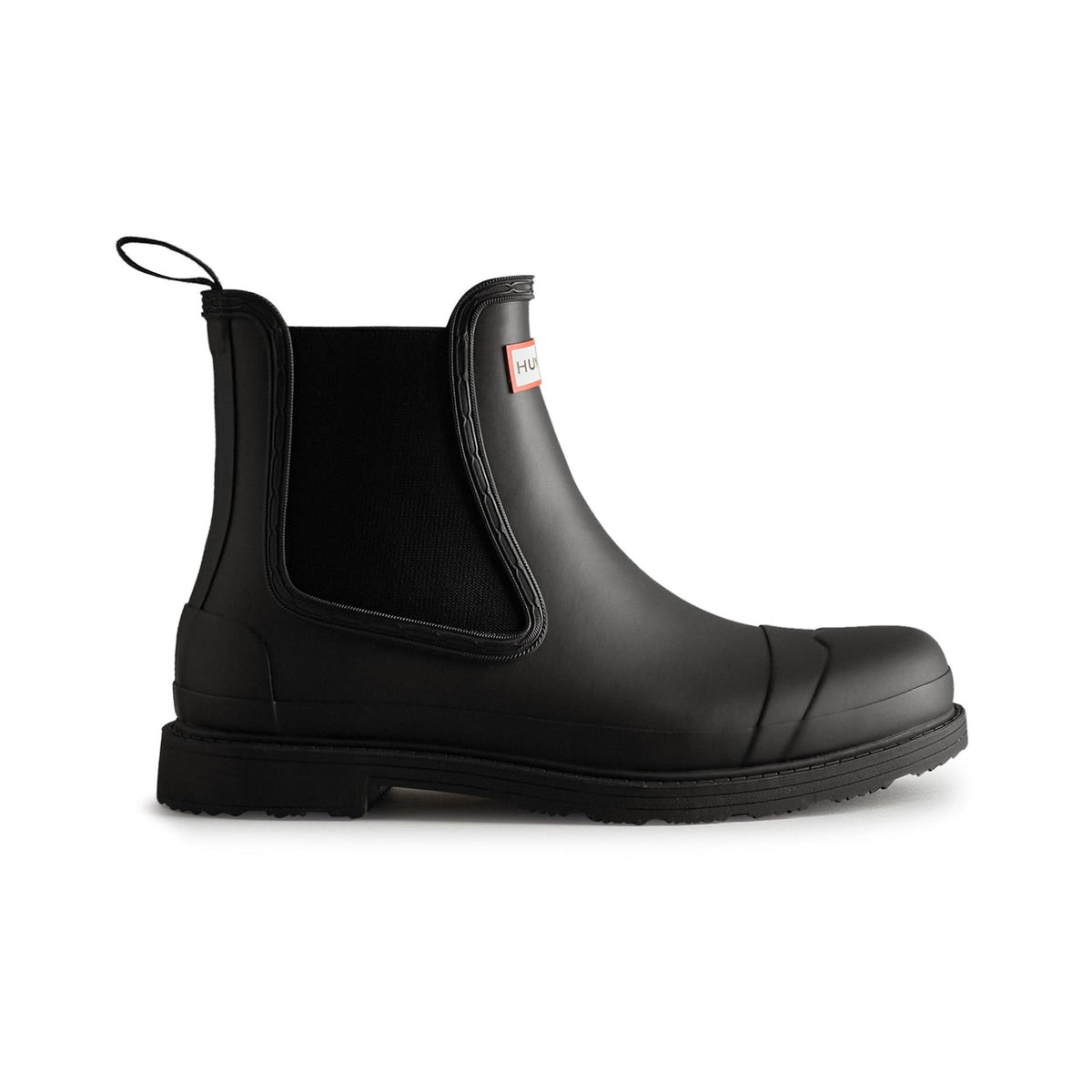 Hunter Commando Mens Chelsea Boots - Black - Image 4