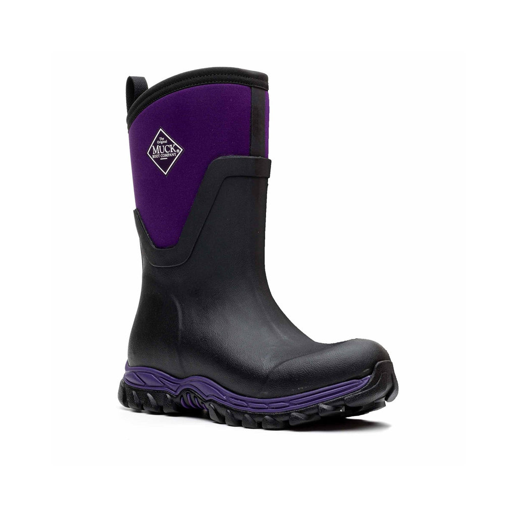 Muck Boots Arctic Sport II Mid Wellington Womens - Black/Acai - Image 6