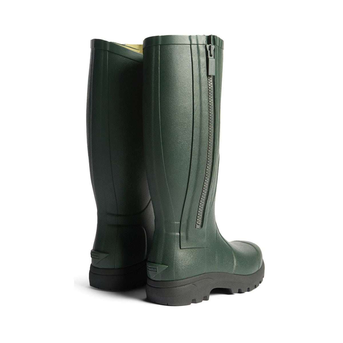 Hunter Balmoral MK II Zip Boot Mens - Dark Olive/Black - Image 2