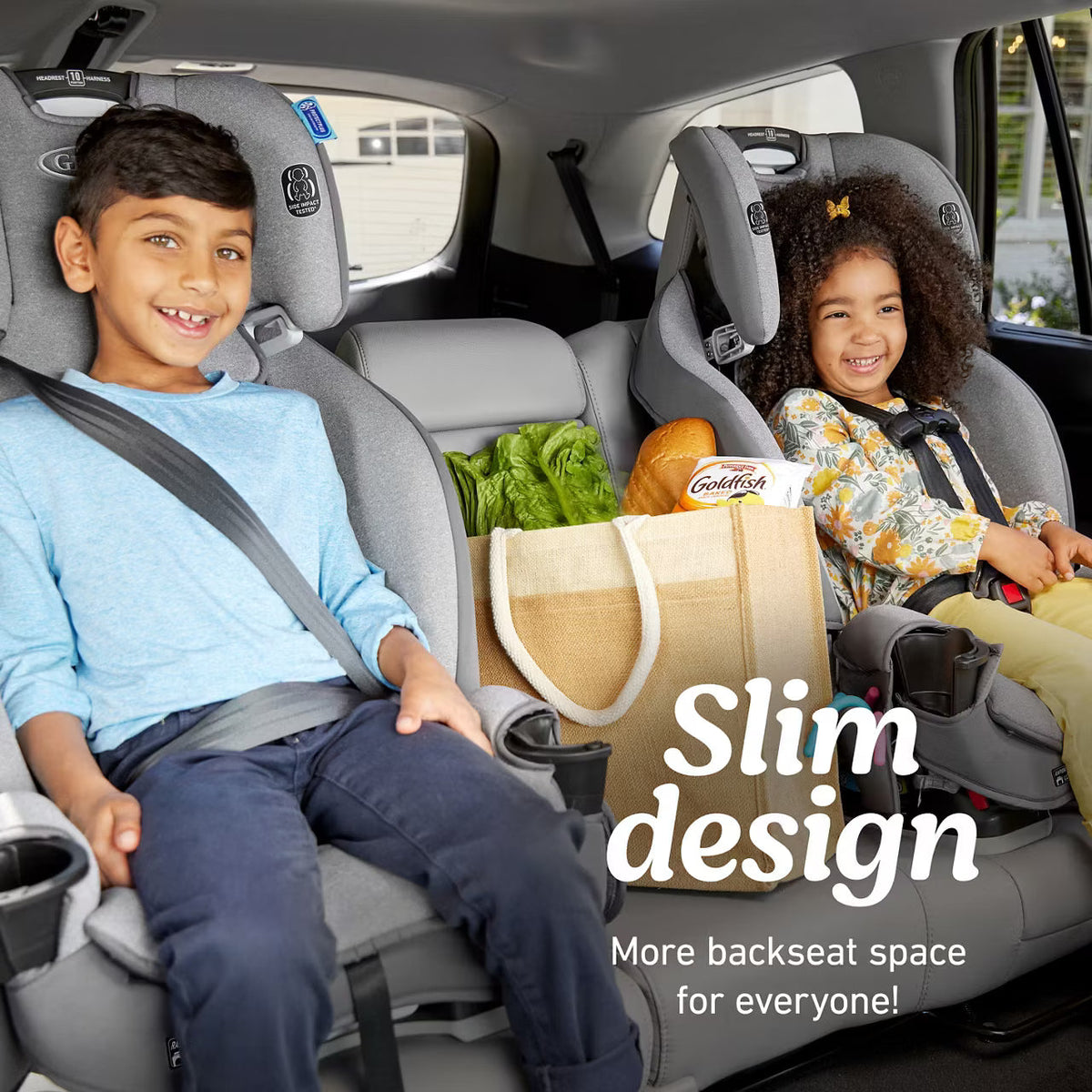 Graco SlimFit3 LX 3-in-1 Convertible Car Seat - Lilac - Image 7