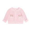 Huxbaby Baby Pink Fisherman Cardi, 0-3M