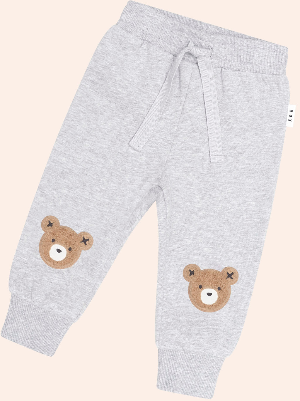 Huxbaby Furry Huxbear Sweatpant – Grey Marle, 12-18M - Image 3