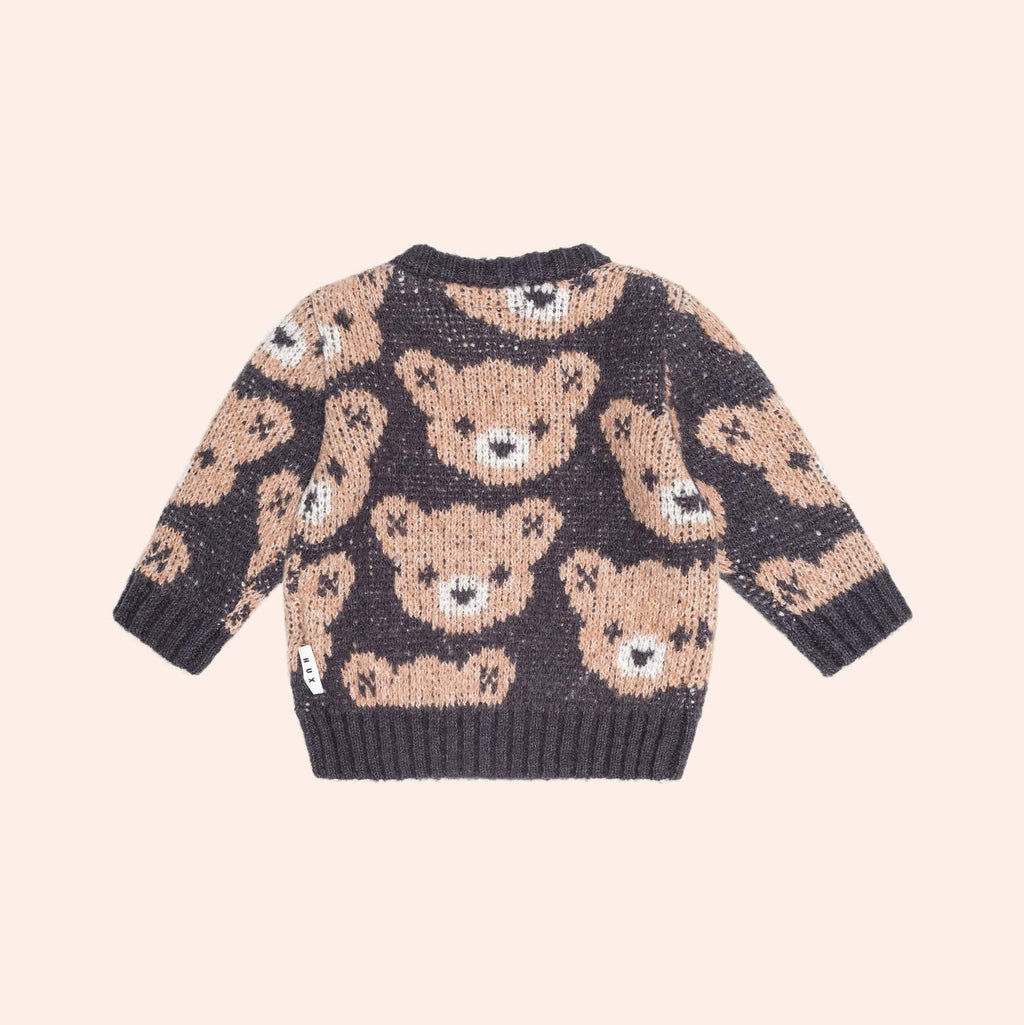 Huxbaby Soft Black Hux Sponge Pullover, 3-6M - Image 2