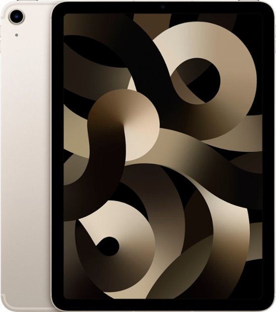 iPad Air 10.9" (M1, 2022) 256GB - Starlight (Wi-Fi + Cellular)