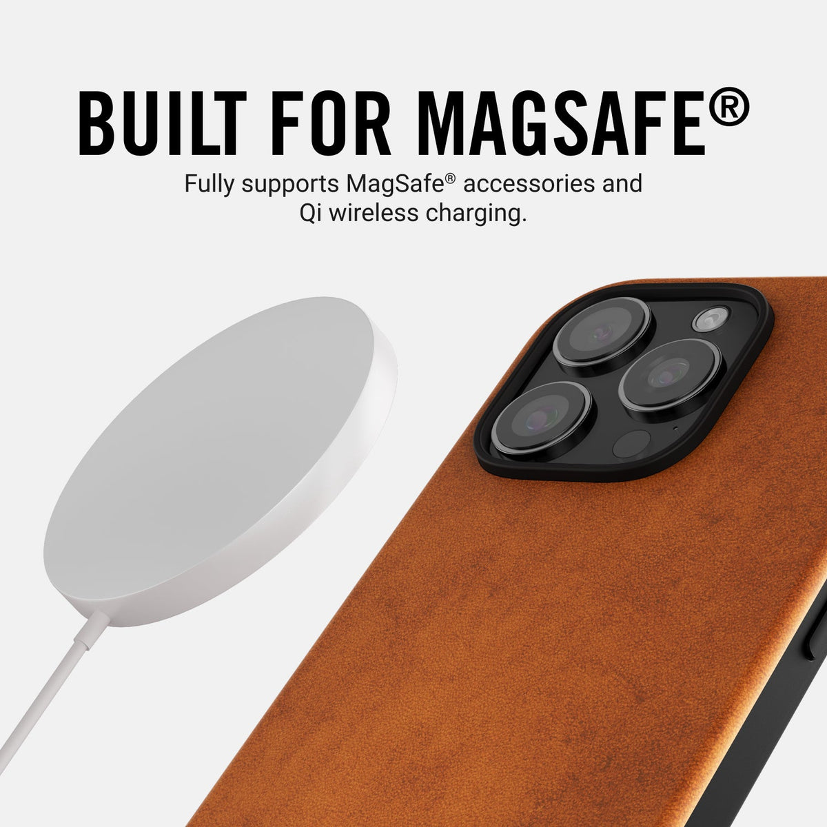 Everyday Phone Case - iPhone 16 - Tobacco Brown Leather - Image 6