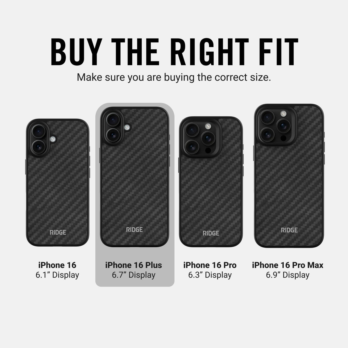 Everyday Phone Case - iPhone 16 Plus - Carbon - Image 9