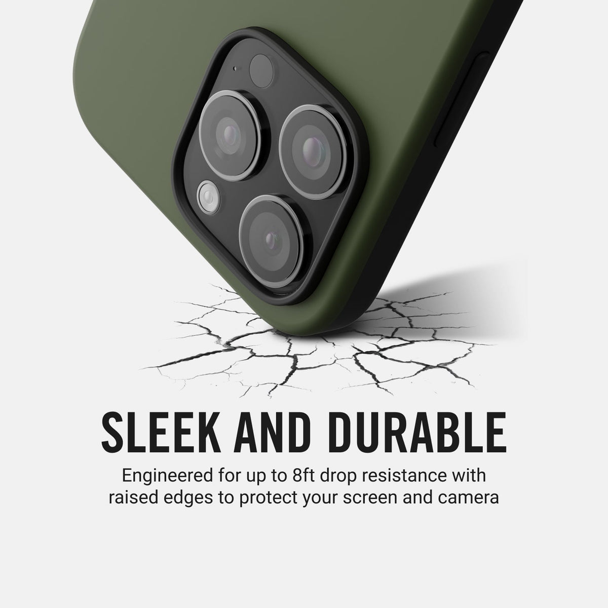 Everyday Phone Case - iPhone 16 Plus - Matte Olive - Image 8