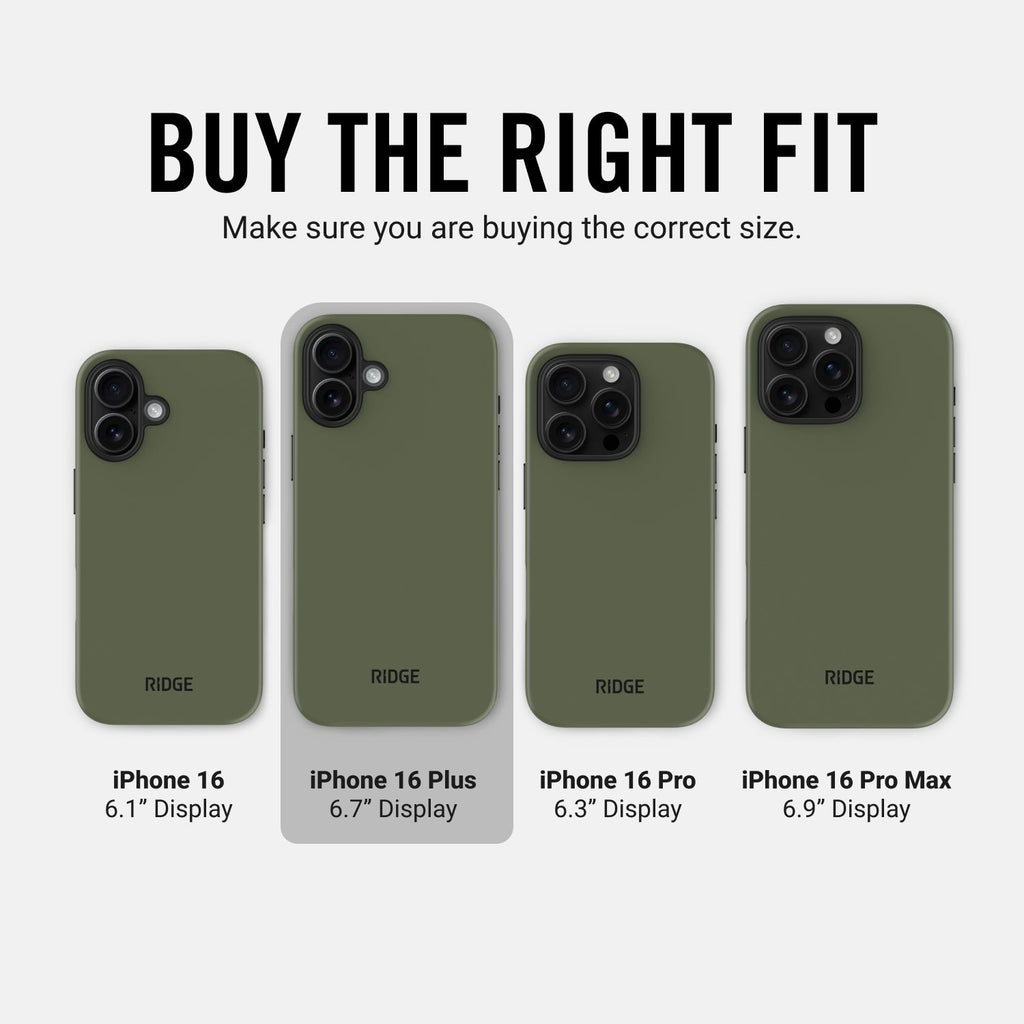 Everyday Phone Case - iPhone 16 Plus - Matte Olive - Image 10