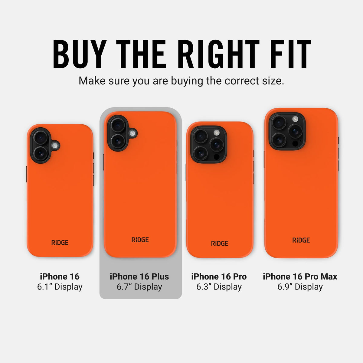 Everyday Phone Case - iPhone 16 Plus - Basecamp Orange - Image 10