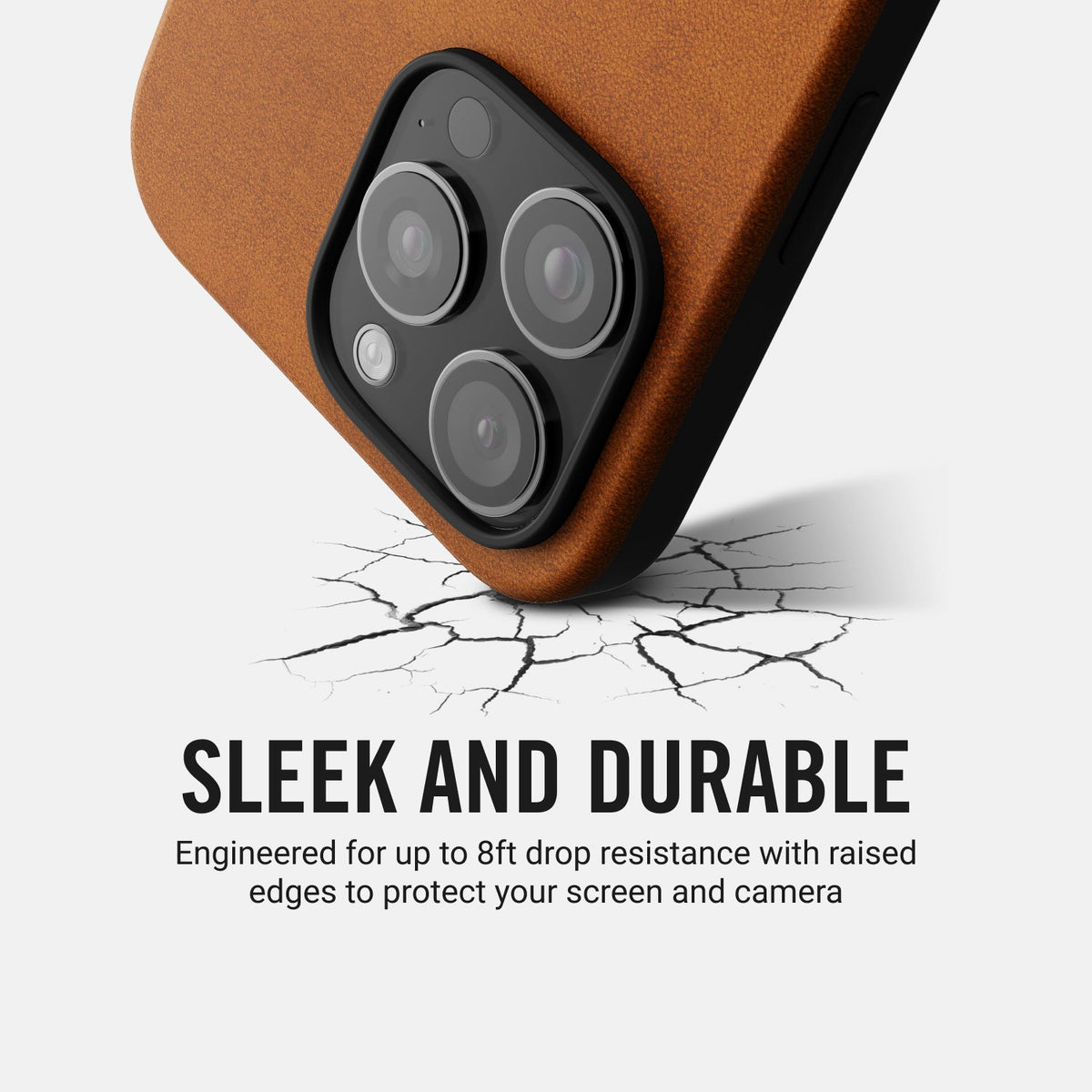 Everyday Phone Case - iPhone 16 Plus - Tobacco Brown Leather - Image 7