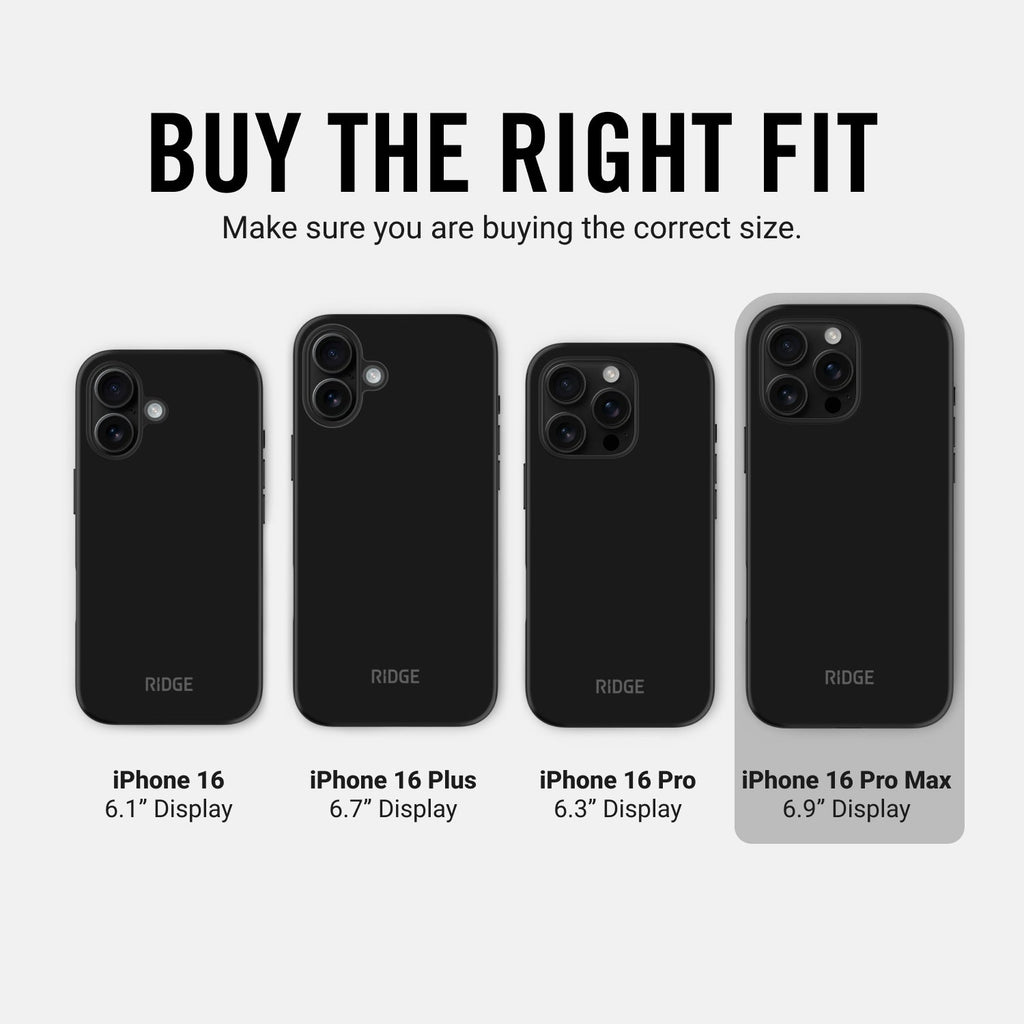Everyday Phone Case - iPhone 16 Pro Max - Matte Black - Image 10