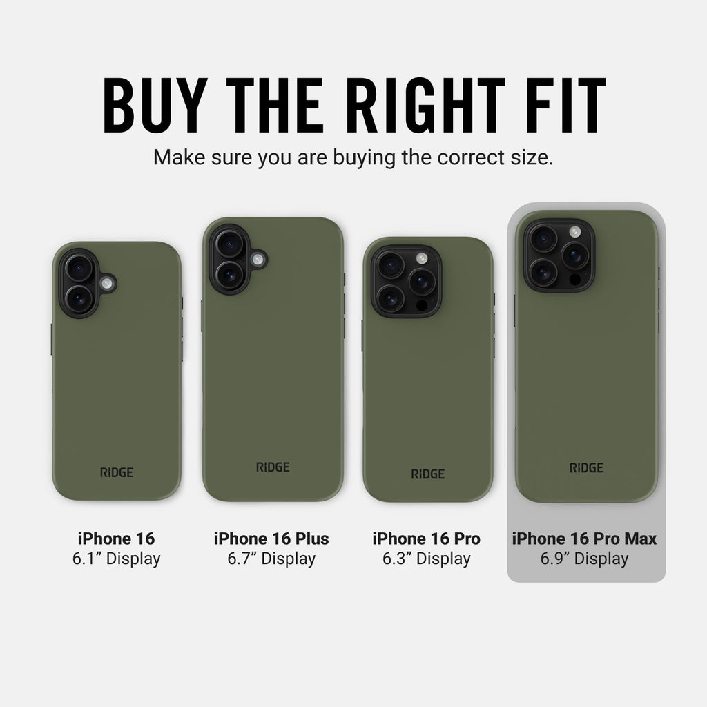 Everyday Phone Case - iPhone 16 Pro Max - Matte Olive - Image 10