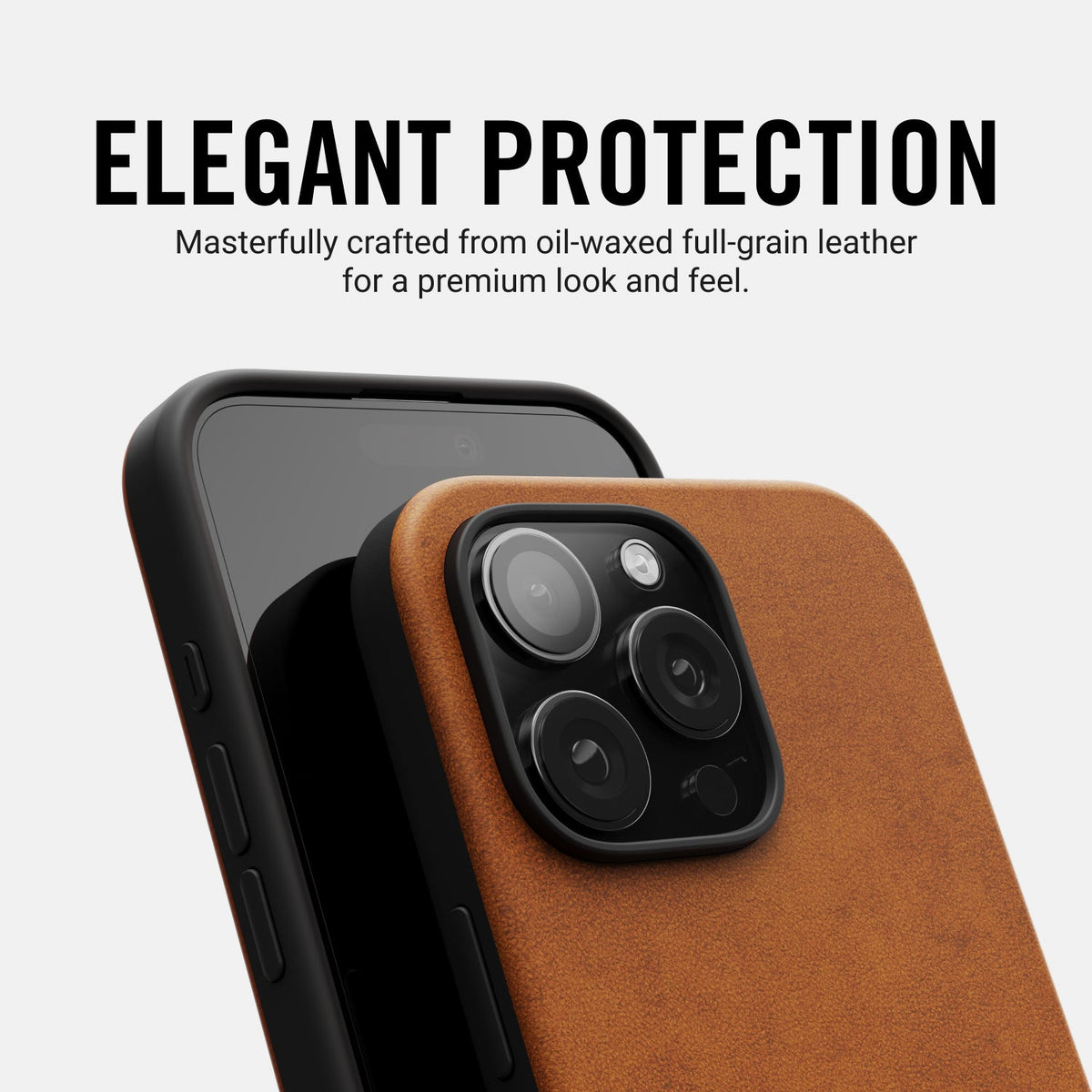 Everyday Phone Case - iPhone 16 Pro Max - Tobacco Brown Leather - Image 8