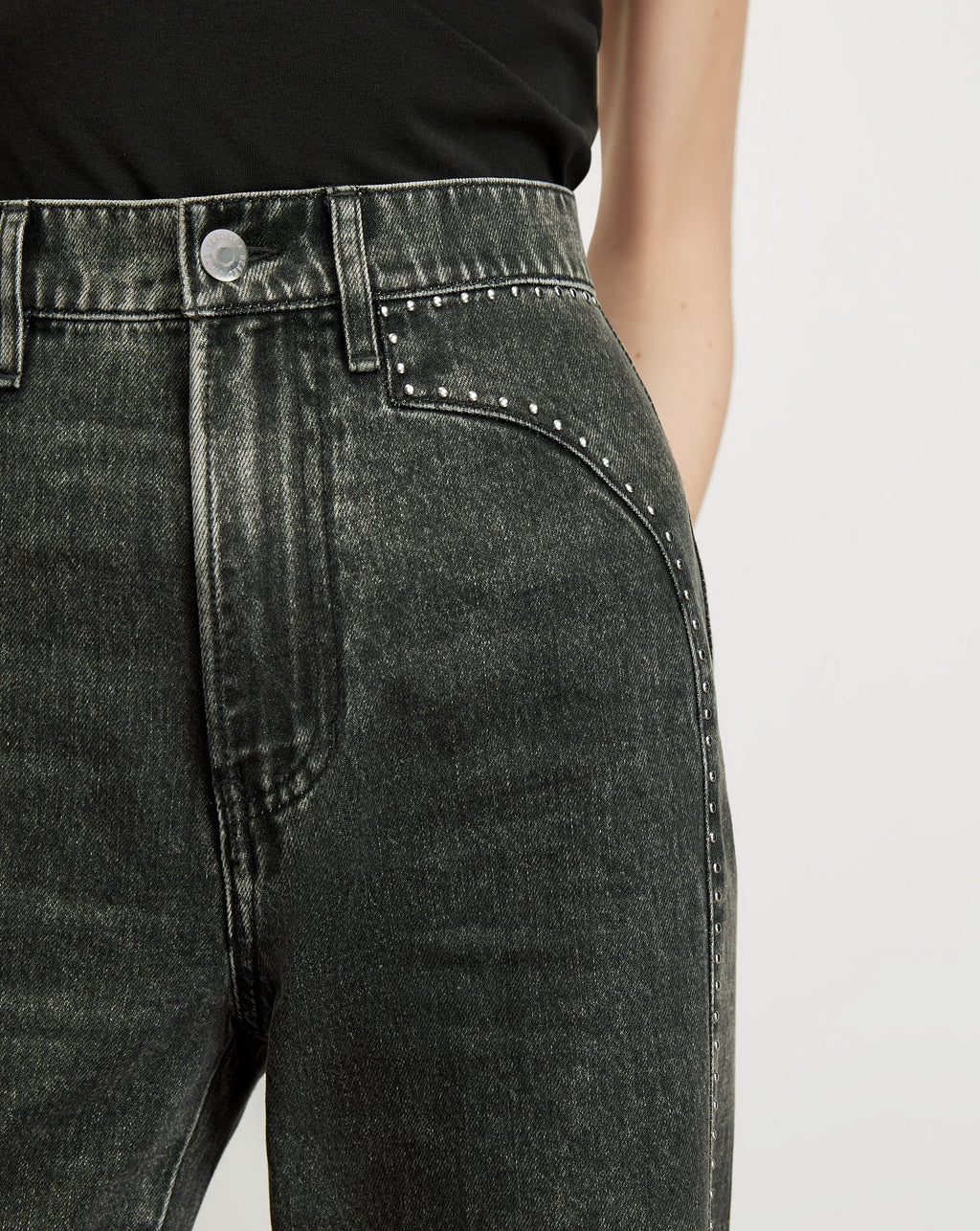 Grant Studded Wide-Leg Jean - Image 6