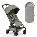Joolz Aer2 Lightweight Compact Stroller + Footmuff Bundle - Sage Green