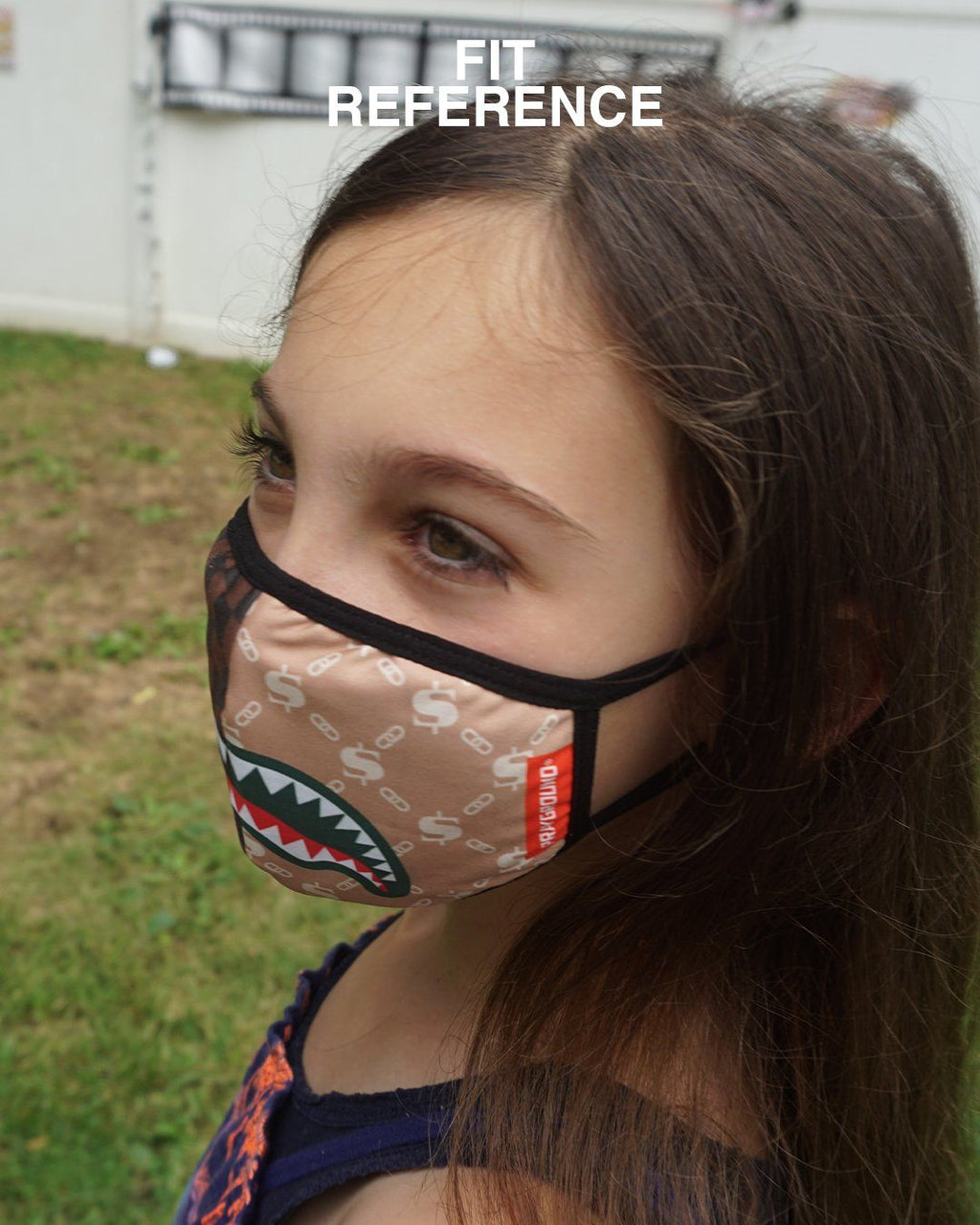 Kids Form Fitting Mask: Checks & Camo - Image 5