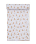 Kissy Kissy Blanket - Teddy Bears, Tan