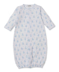 Kissy Kissy Convertible Gown - Teddy Bears, Light Blue, Newborn