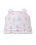 Kissy Kissy Hat - Teddy Bears, Pink, Newborn