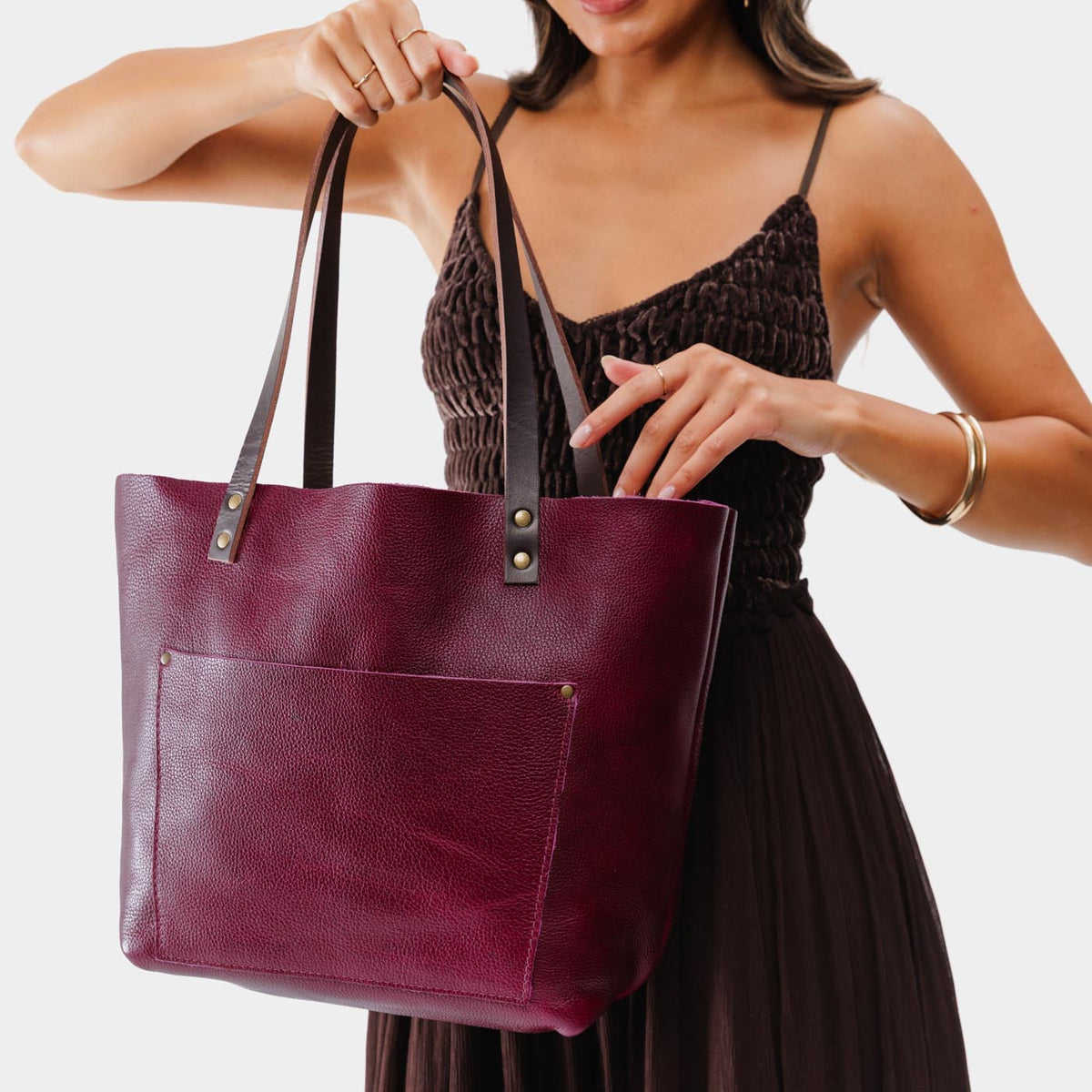 'Almost Perfect' Leather Tote Bag - Image 100