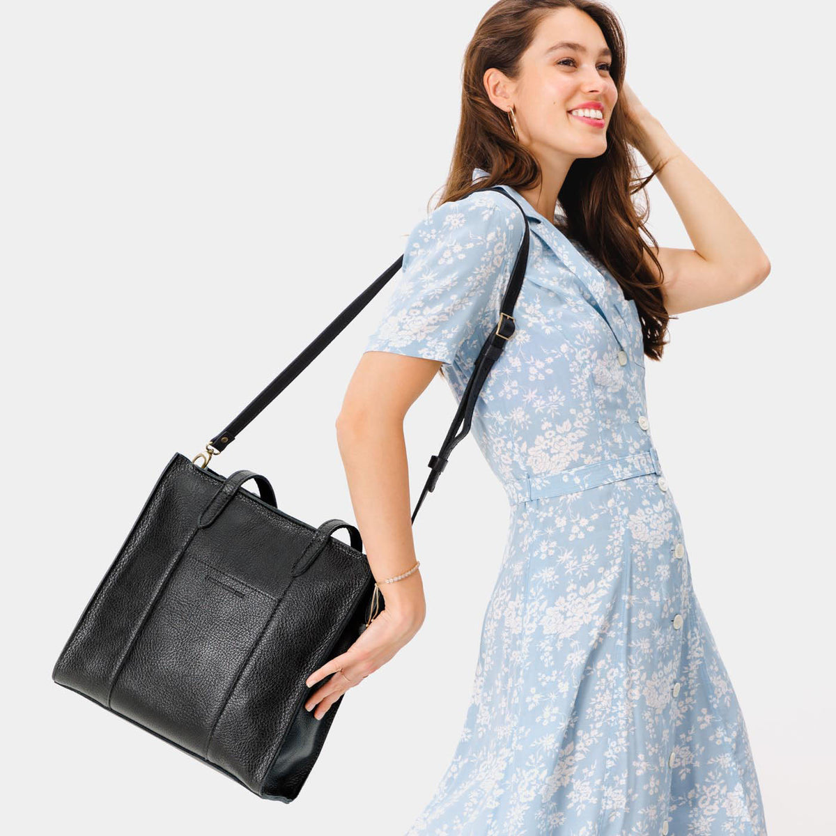 'Almost Perfect' Large Lola Zipper Crossbody Tote - Image 88