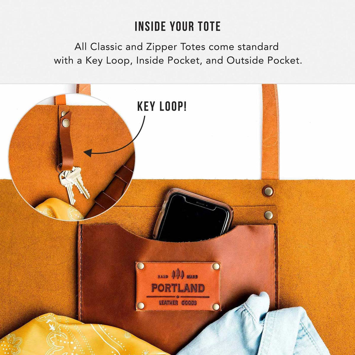 Leather Tote Bag - Image 139