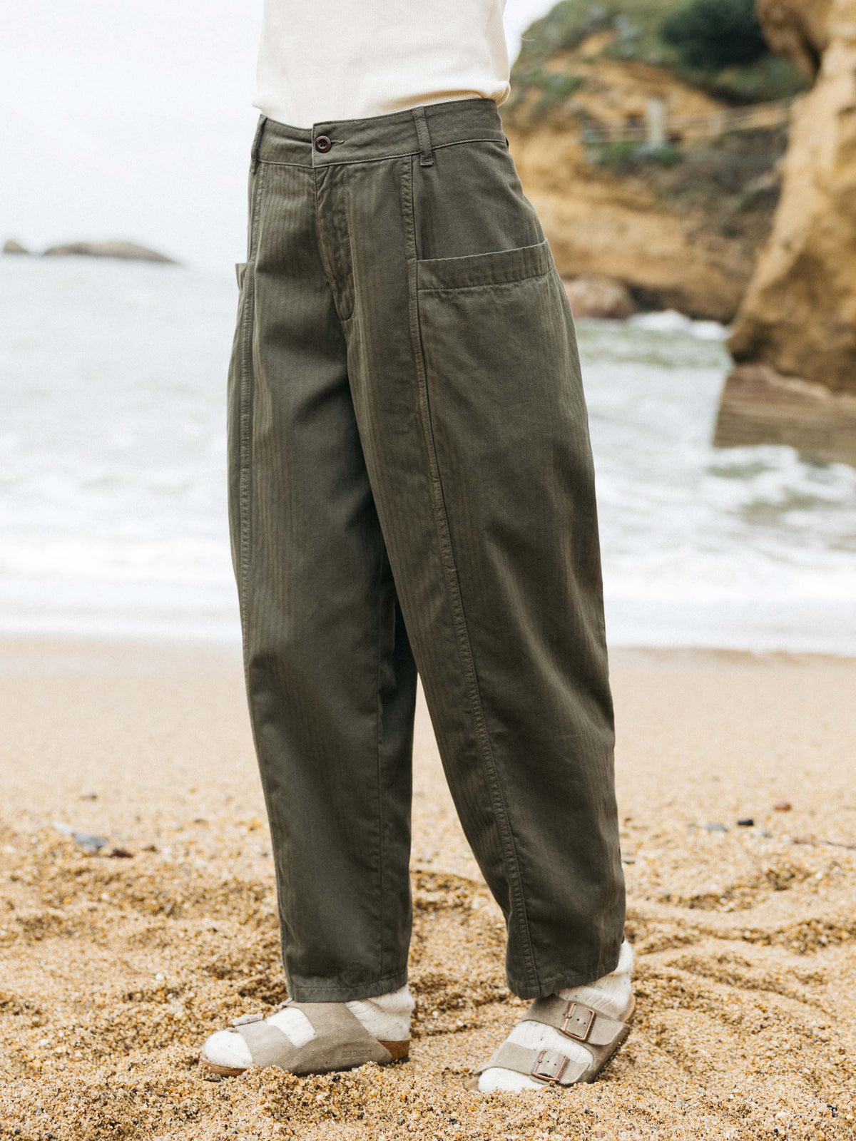 Women's Croft Workwear Barrel Trouser - Image 2