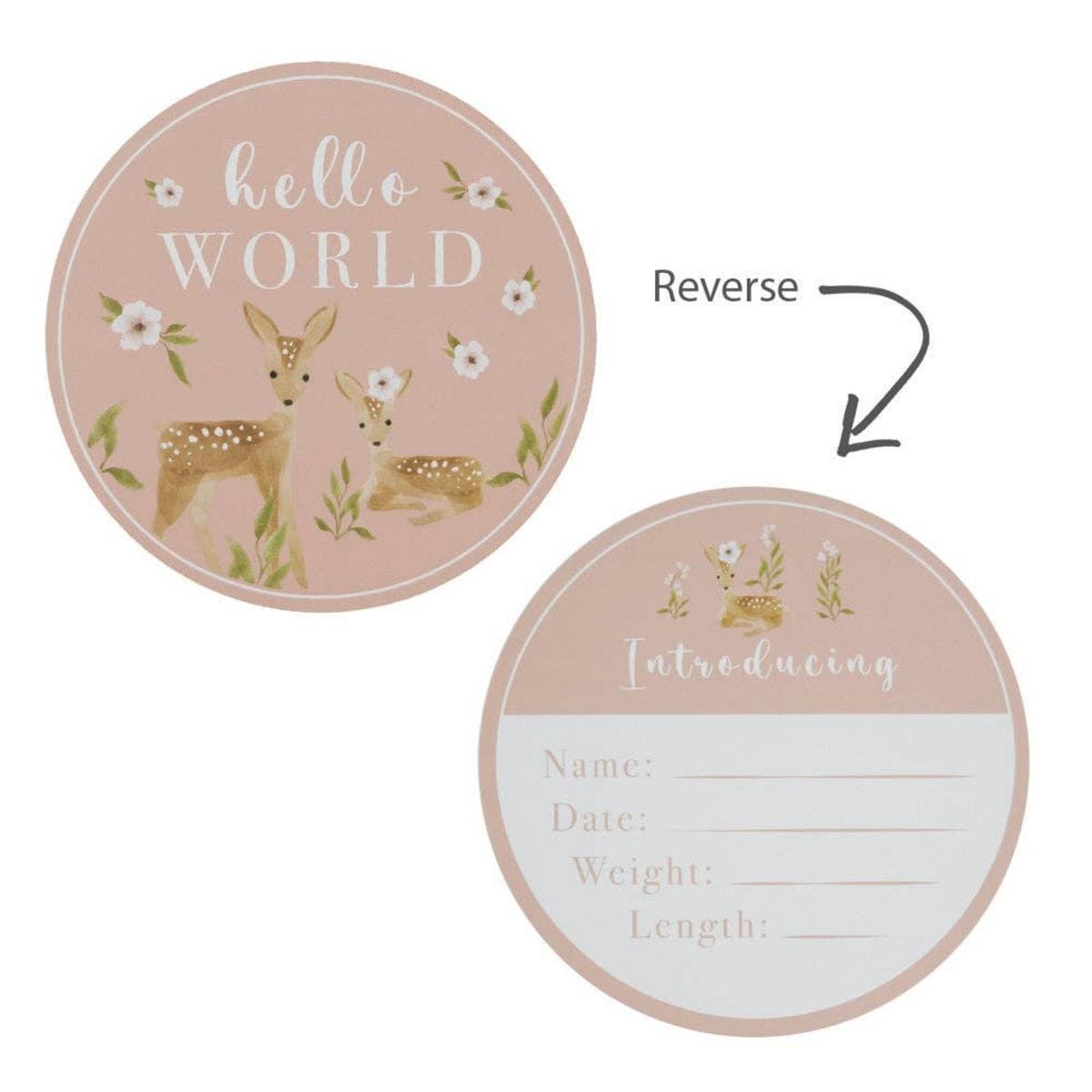 Living Textiles Hello World Gift Set - Dusty Rose - Image 5