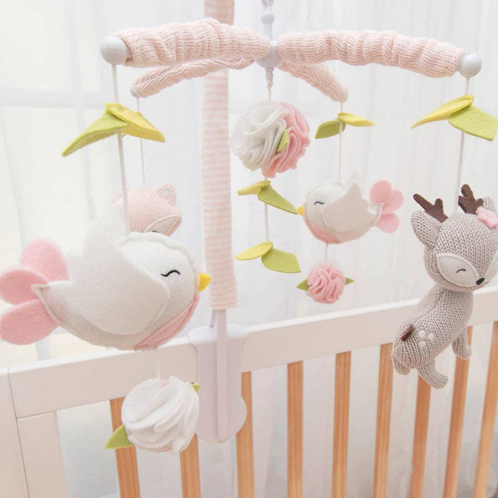 Living Textiles Knitted Musical Mobile - Ava Birds - Image 6