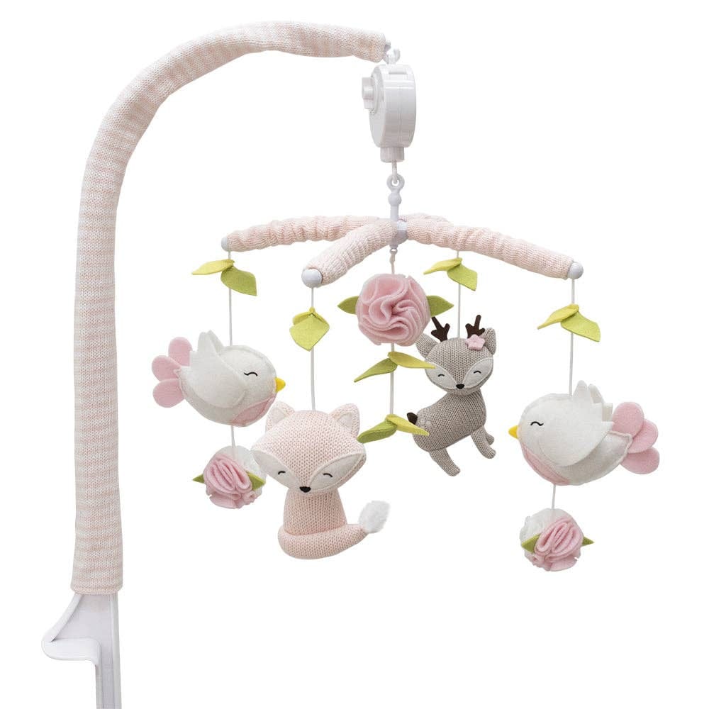 Living Textiles Knitted Musical Mobile - Ava Birds