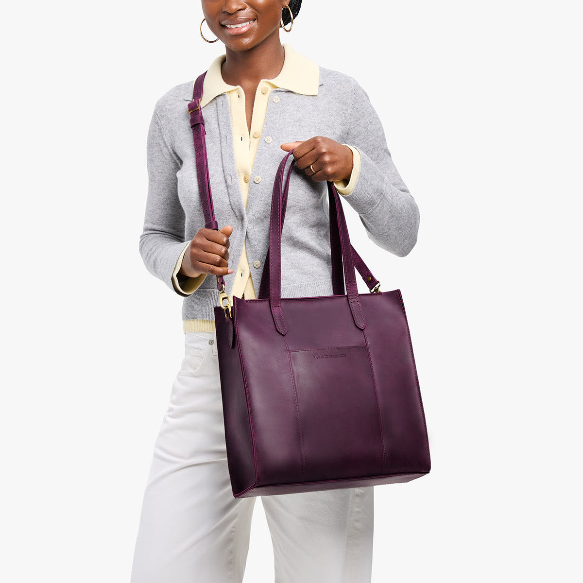 'Almost Perfect' Large Lola Zipper Crossbody Tote - Image 101