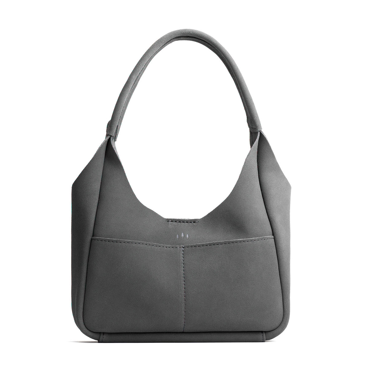 'Almost Perfect' Madison Shoulder Bag - Smoke Grey / Medium