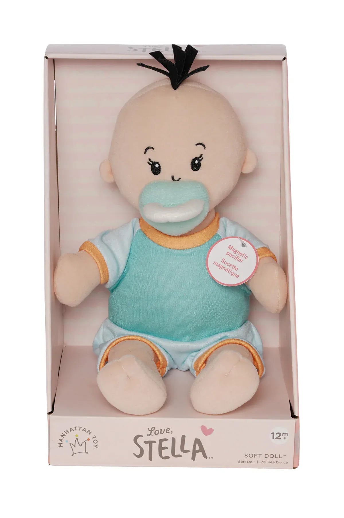 Manhattan Toy Love, Stella Fella Peach with Black Tuft - Image 2