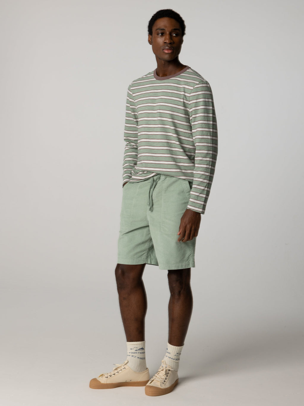 Men's Channel Stripe Long Sleeve T-shirt - Image 6