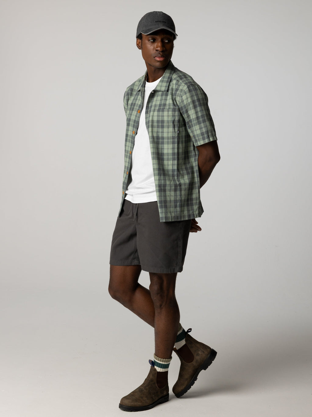Men's Cardew Checked Short Sleeve Shirt - Image 4