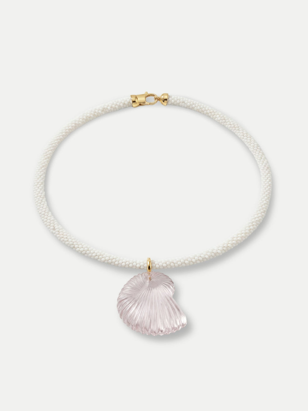 Nautilus Shell Beaded Necklace - Image 3